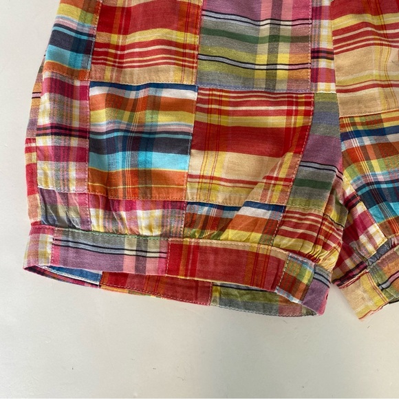 Kelly’s Kids Girls 7 to 8 Plaid Shorts Elastic Back Waist EUC Summer - Picture 4 of 8